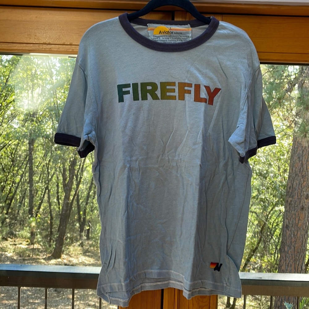 Rare Aviator Nation 2018 Firefly Festival Tee Large Never Worn